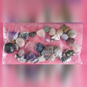 Mixed Natural Gemstone Lot | 25+ Assorted Stones | Polished + Raw | Craft&Deco